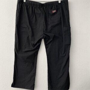 DICKIES  BLACK SCRUBS CARGO PANT PLUS PETITE 2 XL
